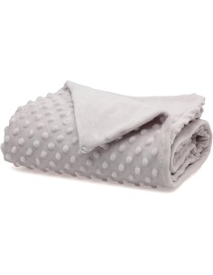 Copertina per bebè Kiokids in ciniglia grigia - Shop in Casa