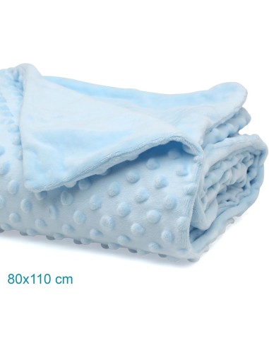Copertina Bebé Azzurra in Ciniglia Kiokids - Comfort e Stile