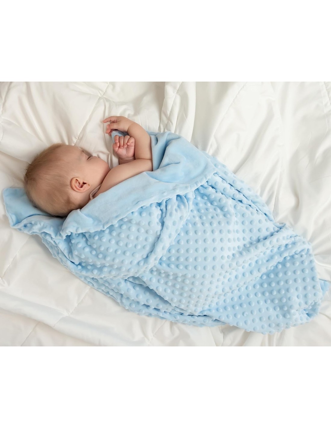 Copertina Bebé Azzurra in Ciniglia Kiokids - Comfort e Stile