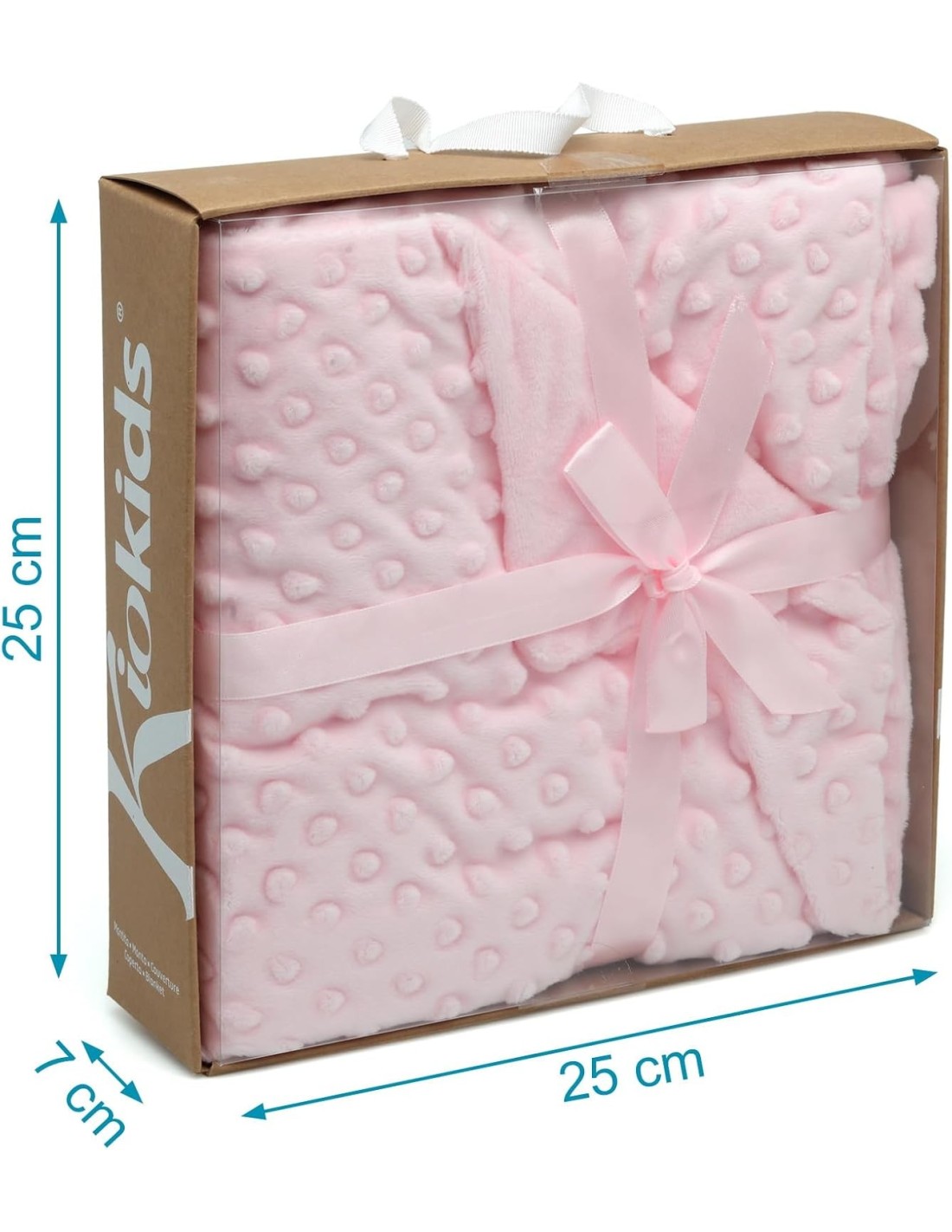 Copertina Morbida Kiokids Rosa per Neonati - Shop in Casa