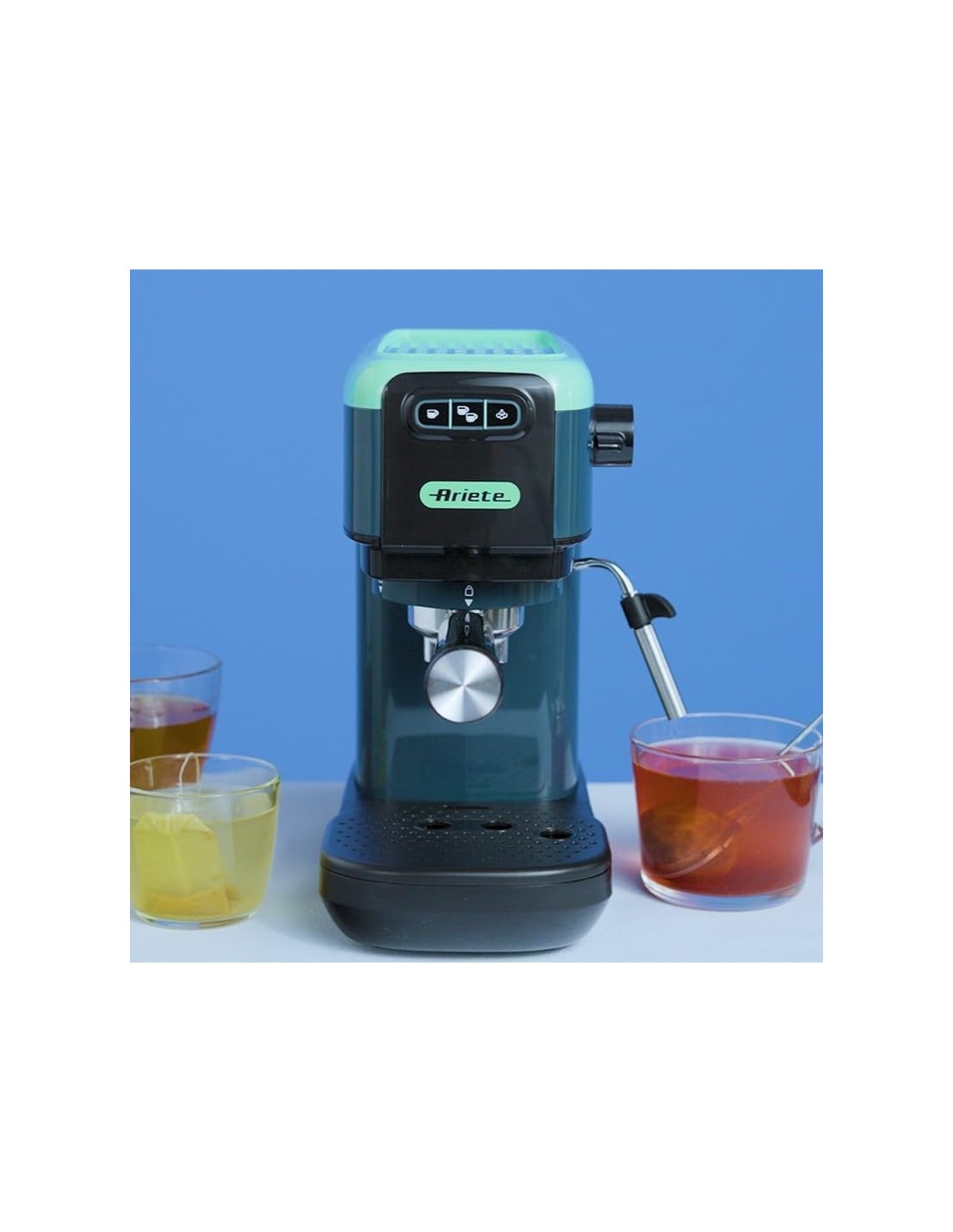 Ariete Light Aquamarine Macchina Caffè Espresso 15 Bar | Shop in Casa
