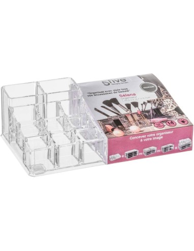 Organizer Selena 14 scomparti acrilico trasparente | Shopincasa