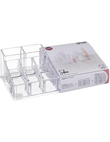 Organizer Selena 14 scomparti acrilico trasparente | Shopincasa