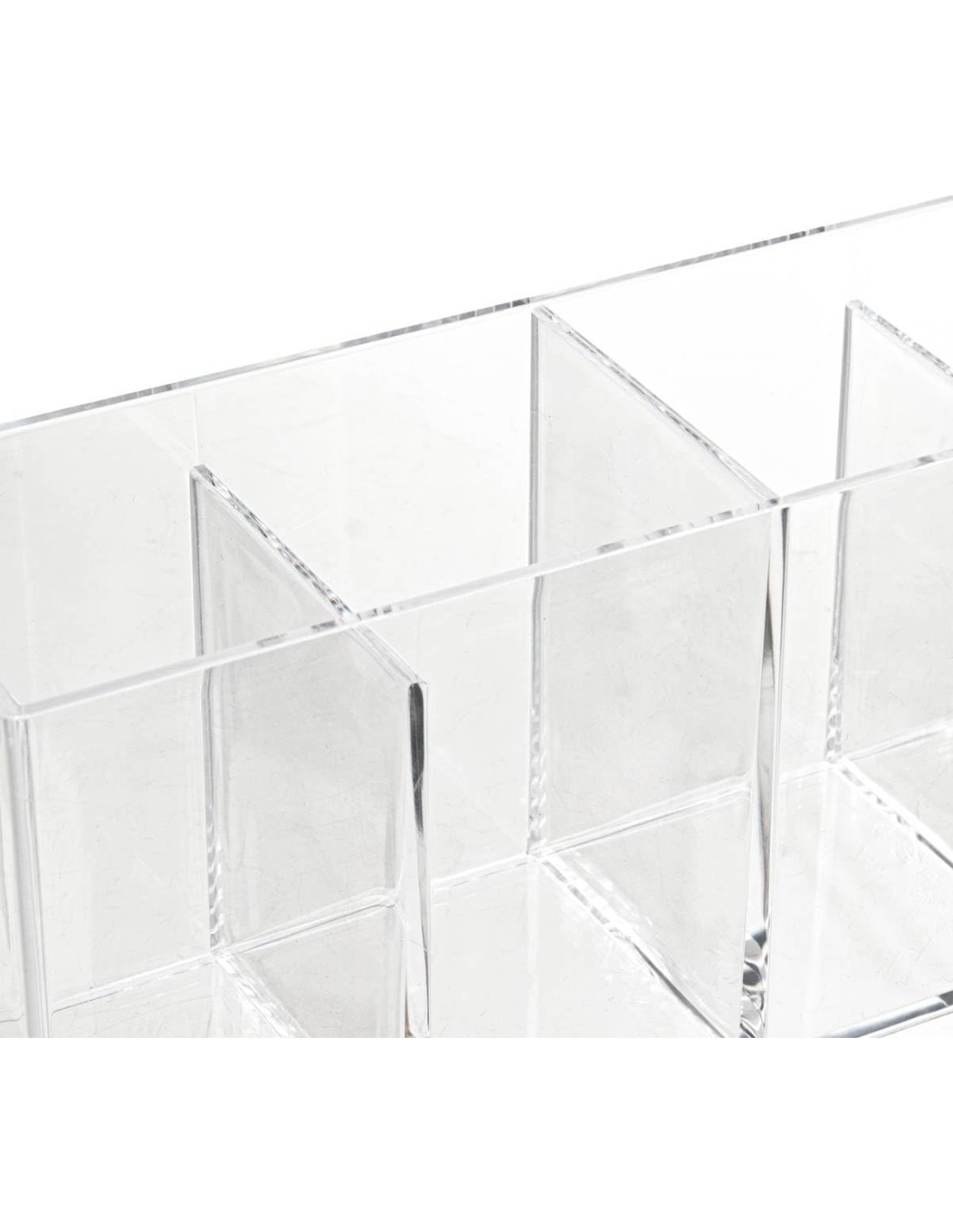 5five Organizer Selena 4 scomparti trasparente – Da scrivania | Shopincasa