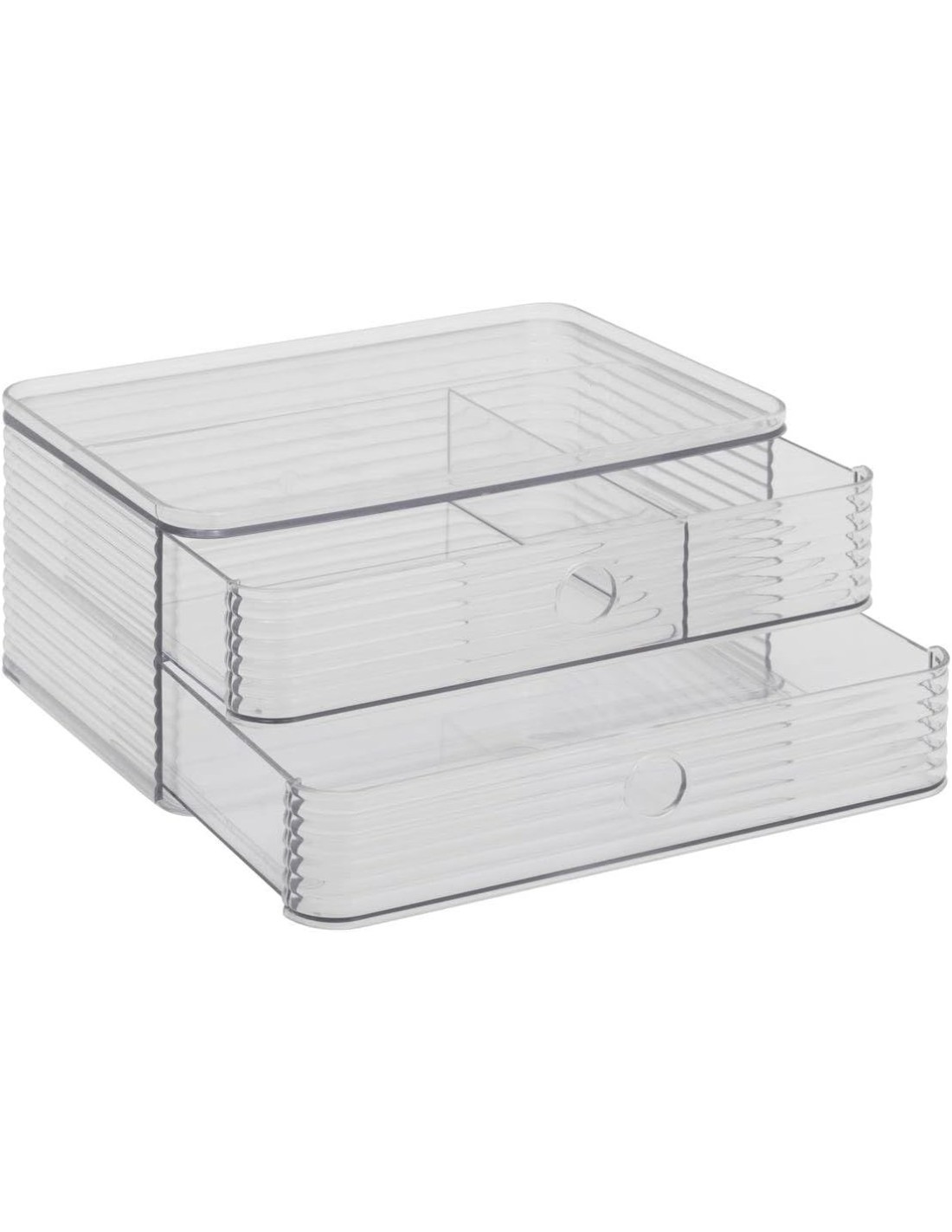5five Organizzatore per cassetti Plastor trasparente 23,3 x 10,5 cm | Shopincasa