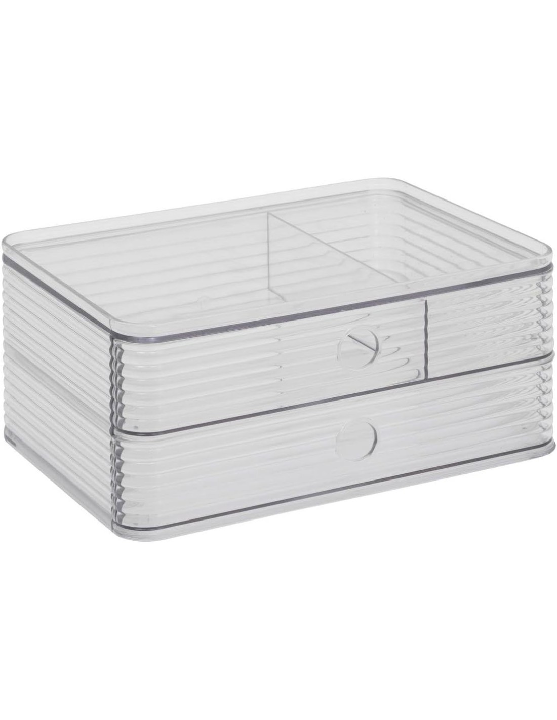 5five Organizzatore per cassetti Plastor trasparente 23,3 x 10,5 cm | Shopincasa