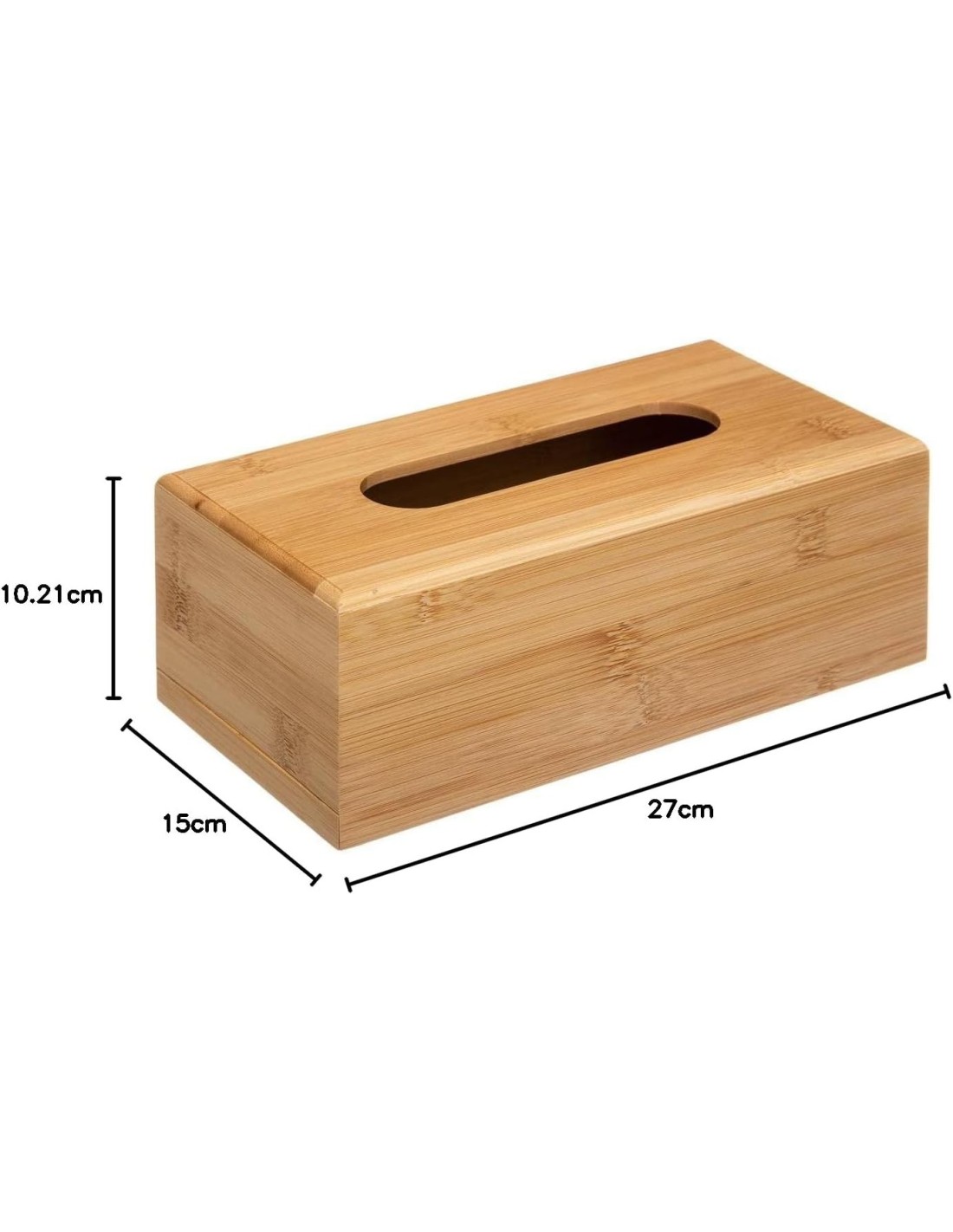 5five Scatola porta fazzoletti in bambù – Stile naturale | Shopincasa