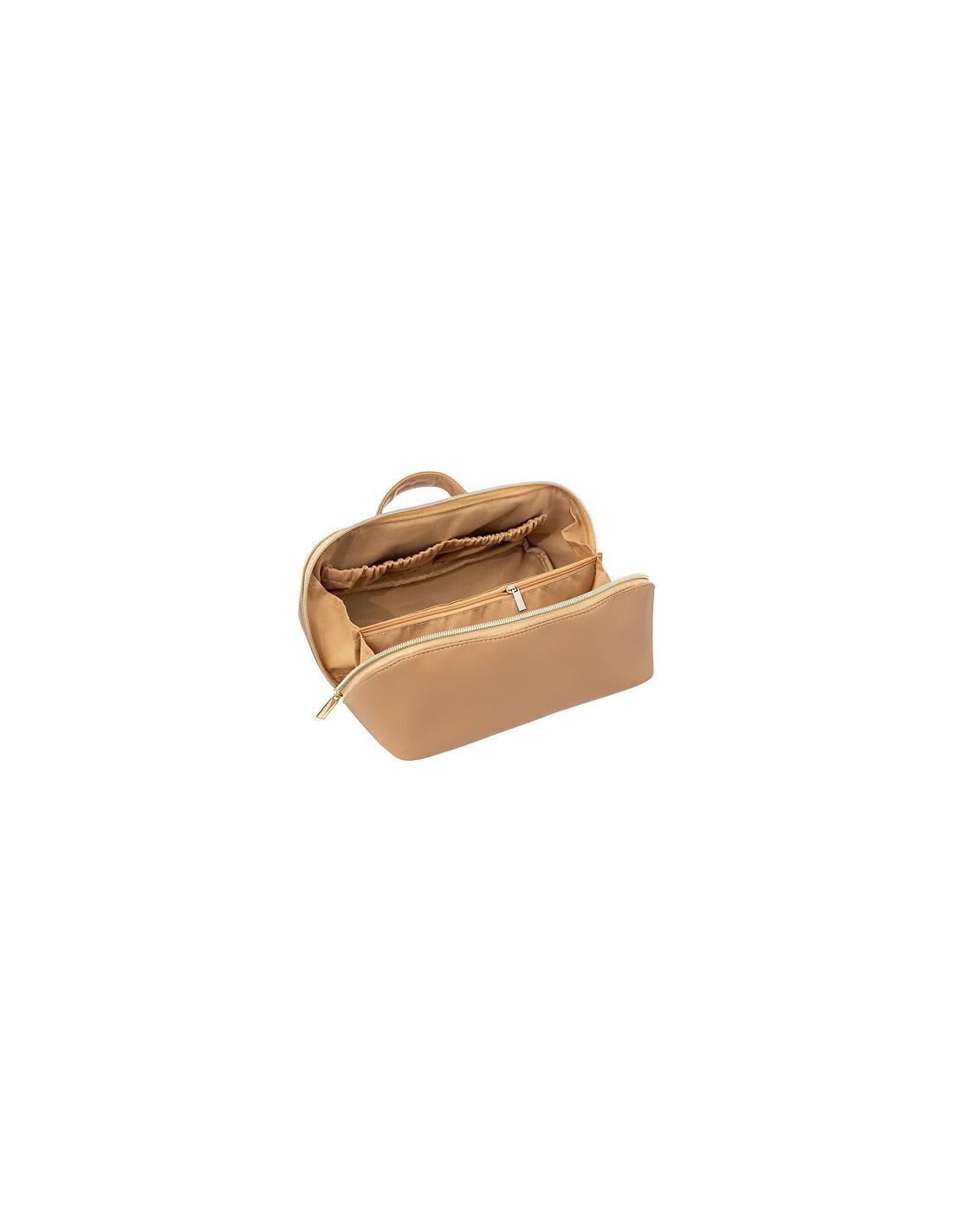Trousse da toilette effetto pelle beige – Elegante e compatta | Shopincasa