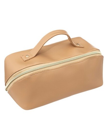 Trousse da toilette effetto pelle beige – Elegante e compatta | Shopincasa