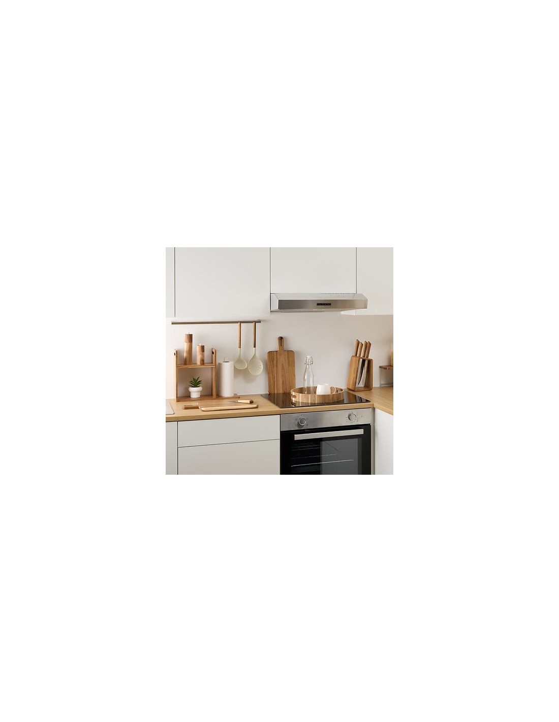Ceppo con 5 coltelli in acciaio inox e manico in acacia | Shopincasa