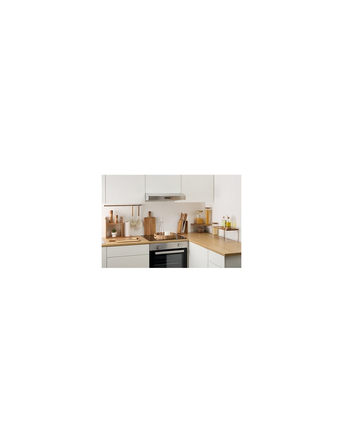 Ceppo con 5 coltelli in acciaio inox e manico in acacia | Shopincasa