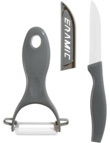 5five Coltello e pelapatate in ceramica zirco – Set cucina | Shopincasa