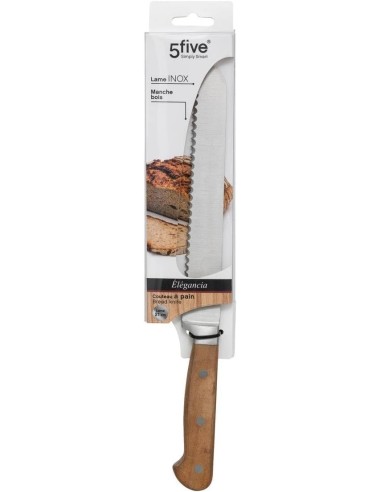 5five Coltello da pane Elegancia acciaio inox 20,5 cm | Shopincasa