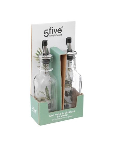 Set bottiglie olio e aceto 0,16 L in vetro | Shopincasa