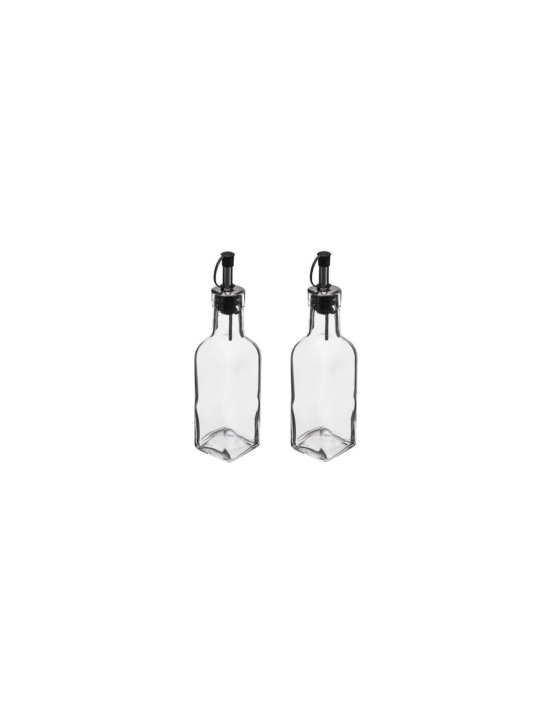 Set bottiglie olio e aceto 0,16 L in vetro | Shopincasa
