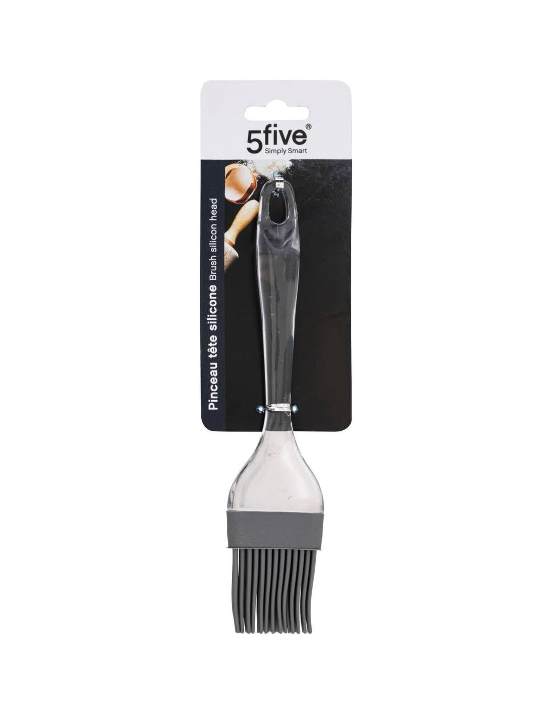 5five Pennello in Silicone Trasparente – Pennello da Cucina | Shopincasa.it