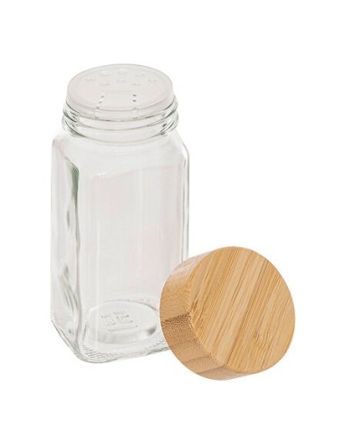 Set 6 Barattoli per Spezie in Vetro con Coperchio in Bambù | Shopincasa.it