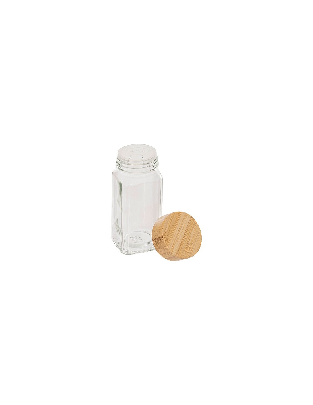 Set 6 Barattoli per Spezie in Vetro con Coperchio in Bambù | Shopincasa.it