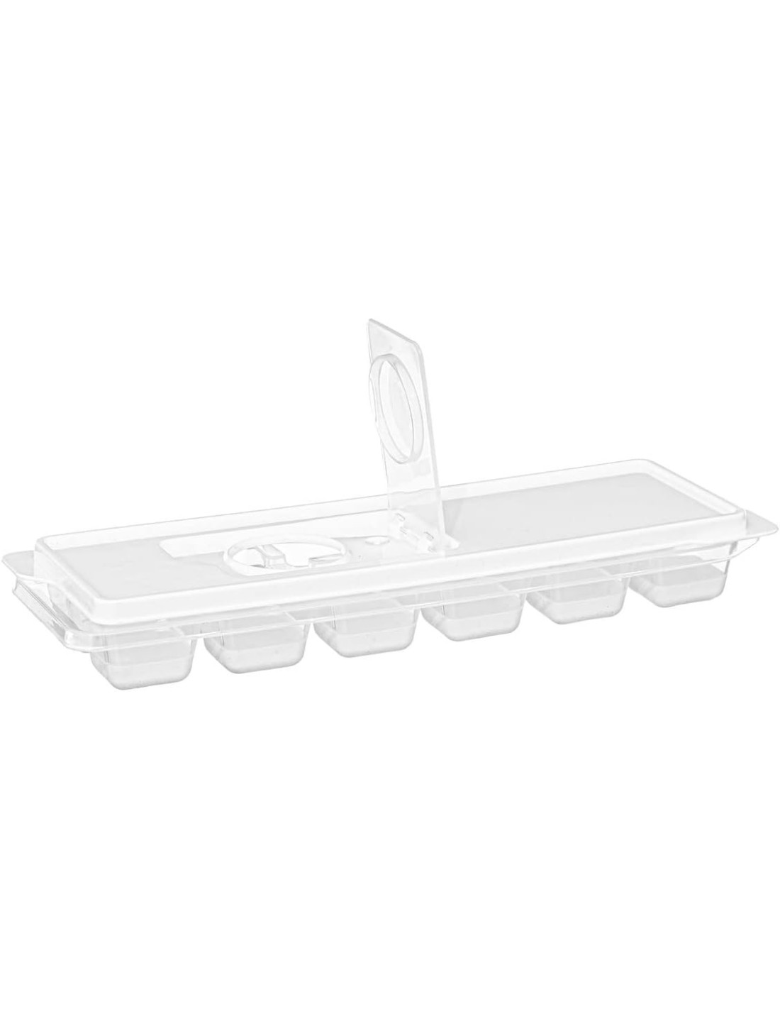 Vassoio per Cubetti di Ghiaccio con Coperchio e Fondo in Silicone | Shopincasa.it