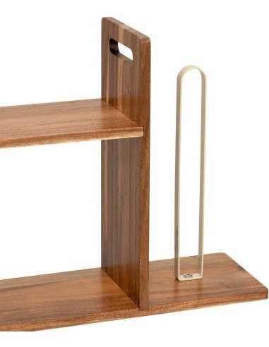 5five – Scaffale con Porta in Legno di Acacia | Shopincasa.it