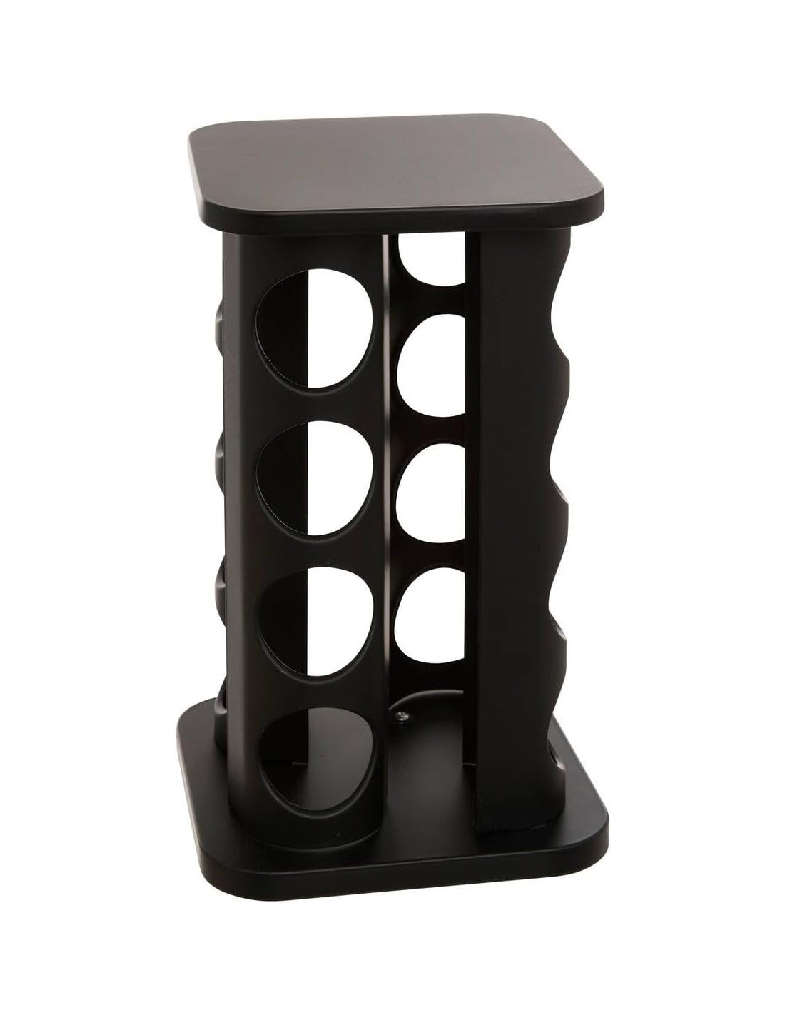 Portaspezie Rotante con 12 Barattoli – Nero | Shopincasa.it
