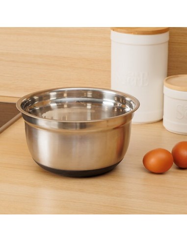 Insalatiera Antiscivolo 2,5 L in Acciaio Inox Noir | Shopincasa.it