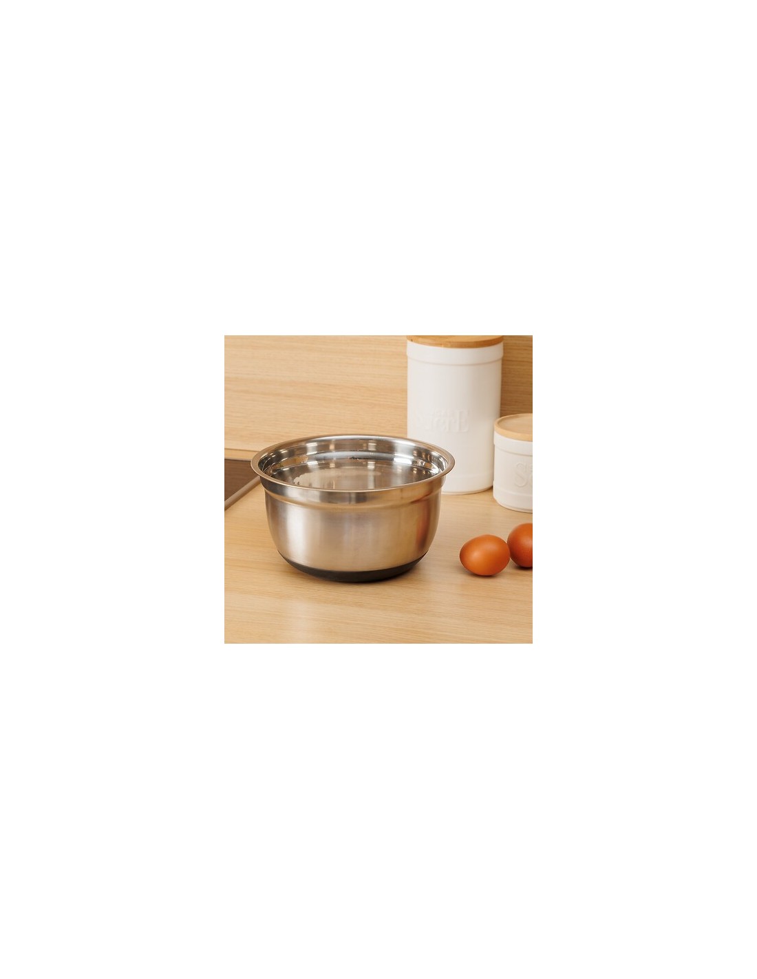 Insalatiera Antiscivolo 2,5 L in Acciaio Inox Noir | Shopincasa.it