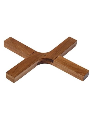 Sottopentola a Croce in Legno di Acacia | Shopincasa.it