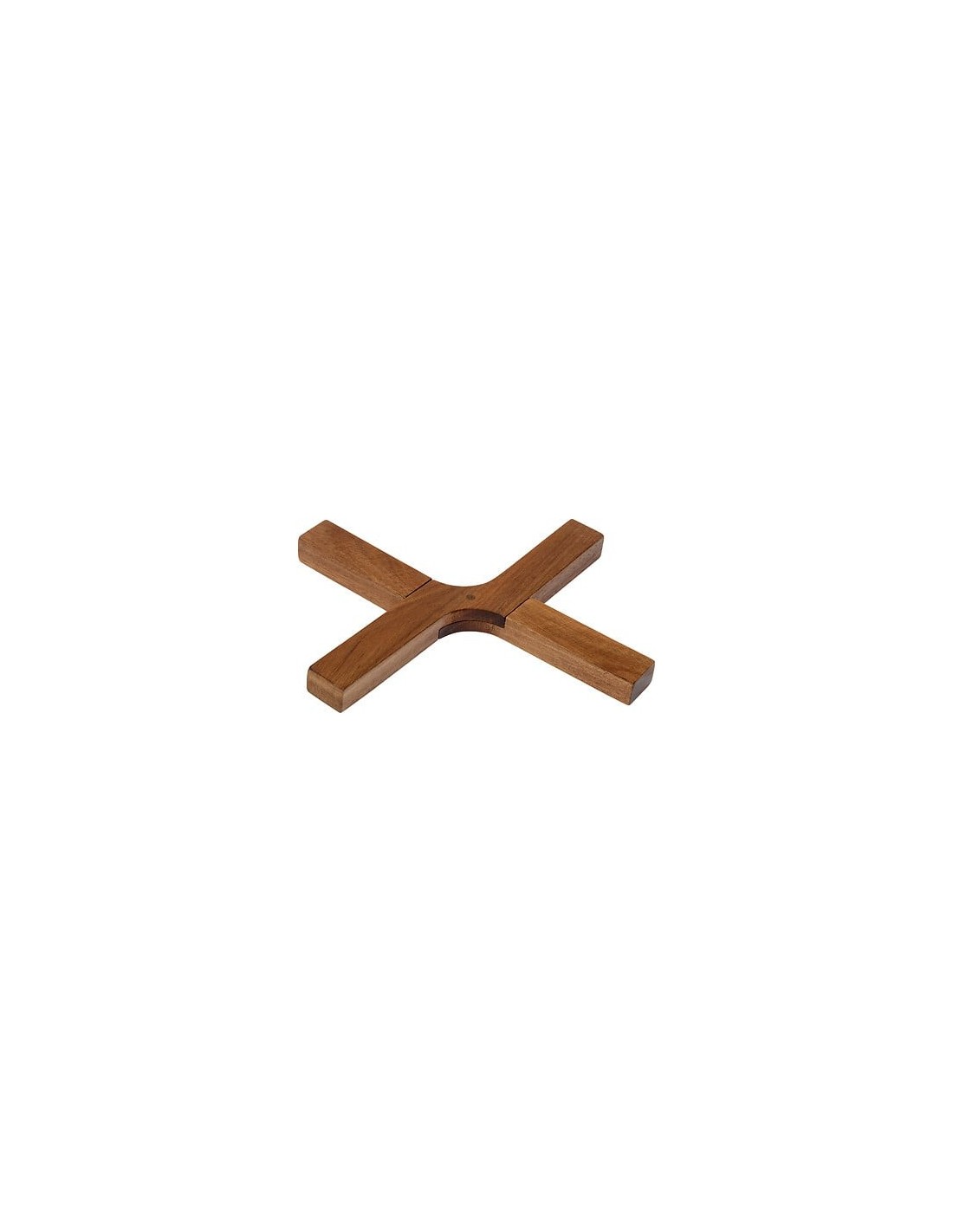 Sottopentola a Croce in Legno di Acacia | Shopincasa.it