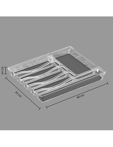 Vassoio Portaposate 6 Scomparti Tidy Smart – PET | Shopincasa.it