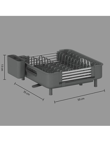 Scolapiatti 1 Livello Etira – PP e Metallo | Shopincasa.it