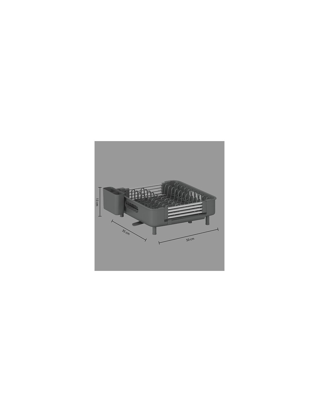 Scolapiatti 1 Livello Etira – PP e Metallo | Shopincasa.it