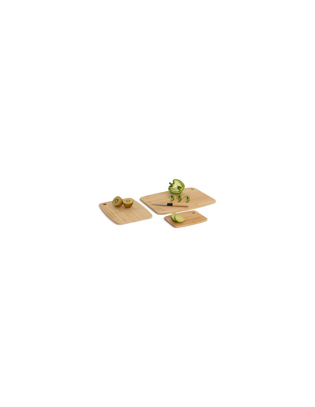 Set di 3 taglieri in bambù beige | shopincasa.it