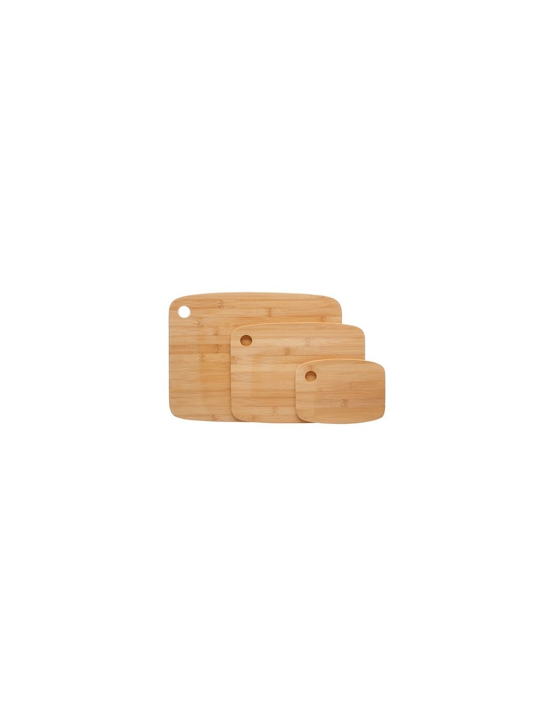 Set di 3 taglieri in bambù beige | shopincasa.it