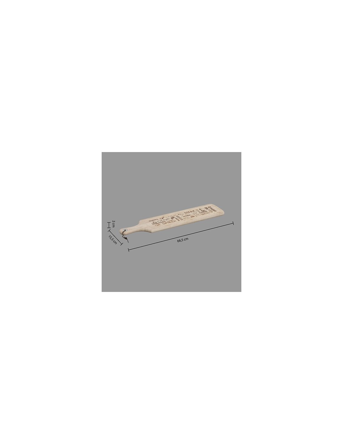 Tagliere Word 59 x 15 cm in bambù | shopincasa.it