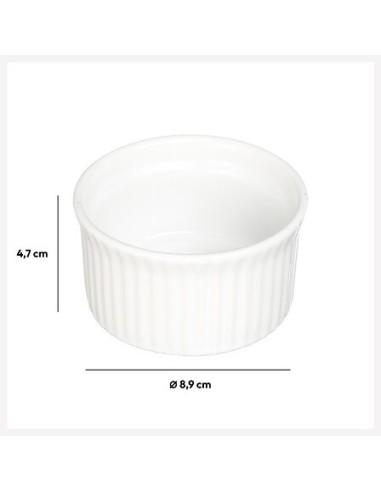 Stampino in ceramica bianca 9 cm | shopincasa.it