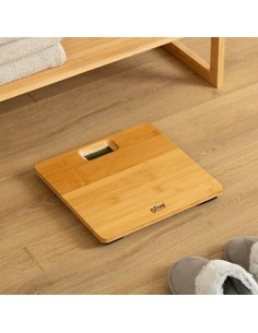 Bilancia pesapersone digitale in bambù | shopincasa.it