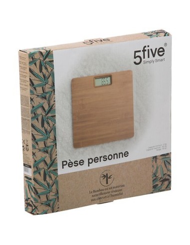 Bilancia pesapersone digitale in bambù | shopincasa.it