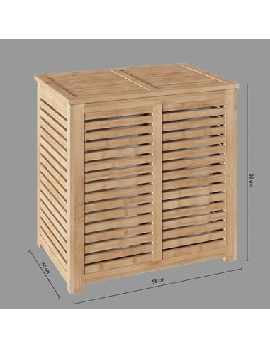 Portabiancheria Sicela 100 L in bambù | shopincasa.it