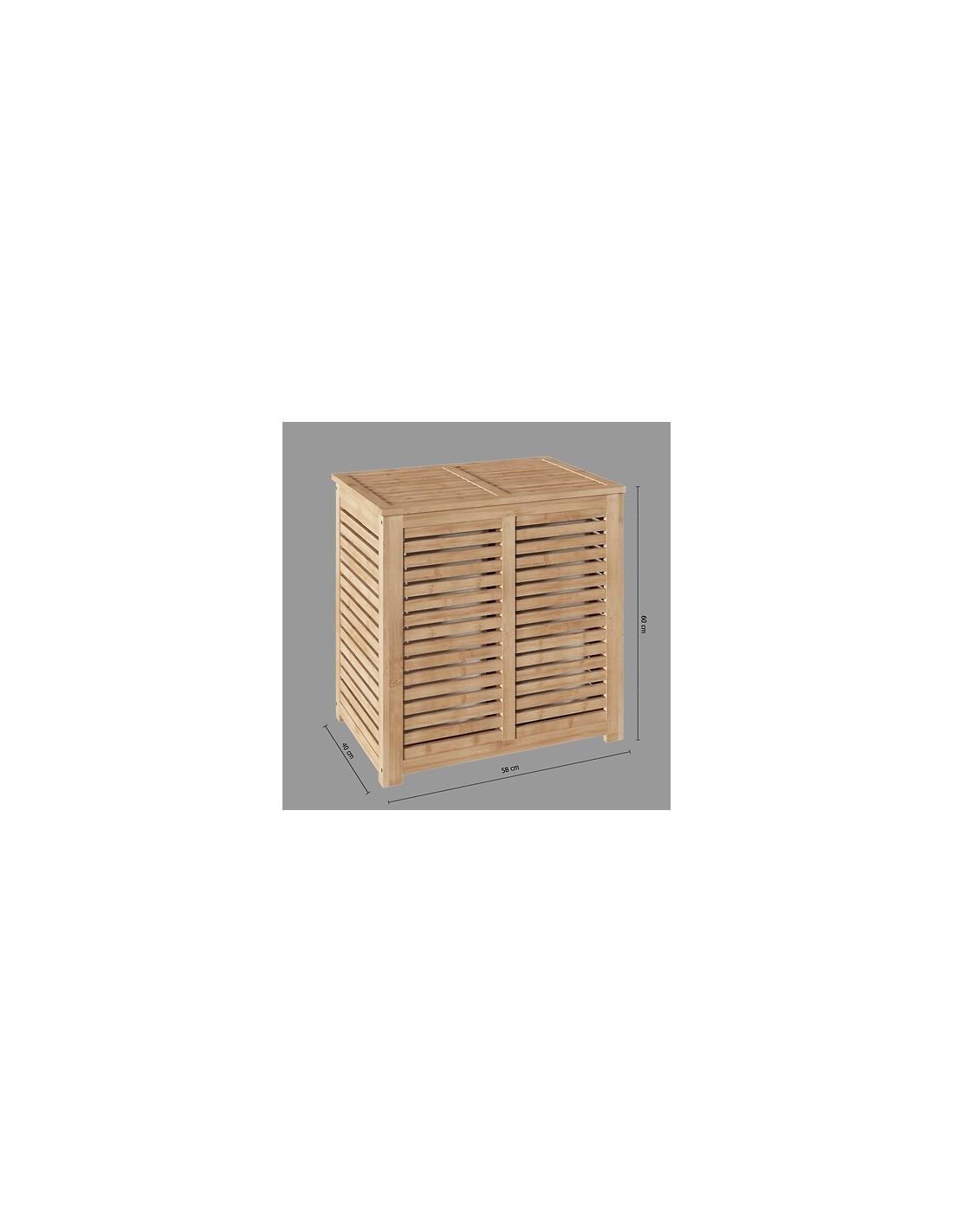 Portabiancheria Sicela 100 L in bambù | shopincasa.it