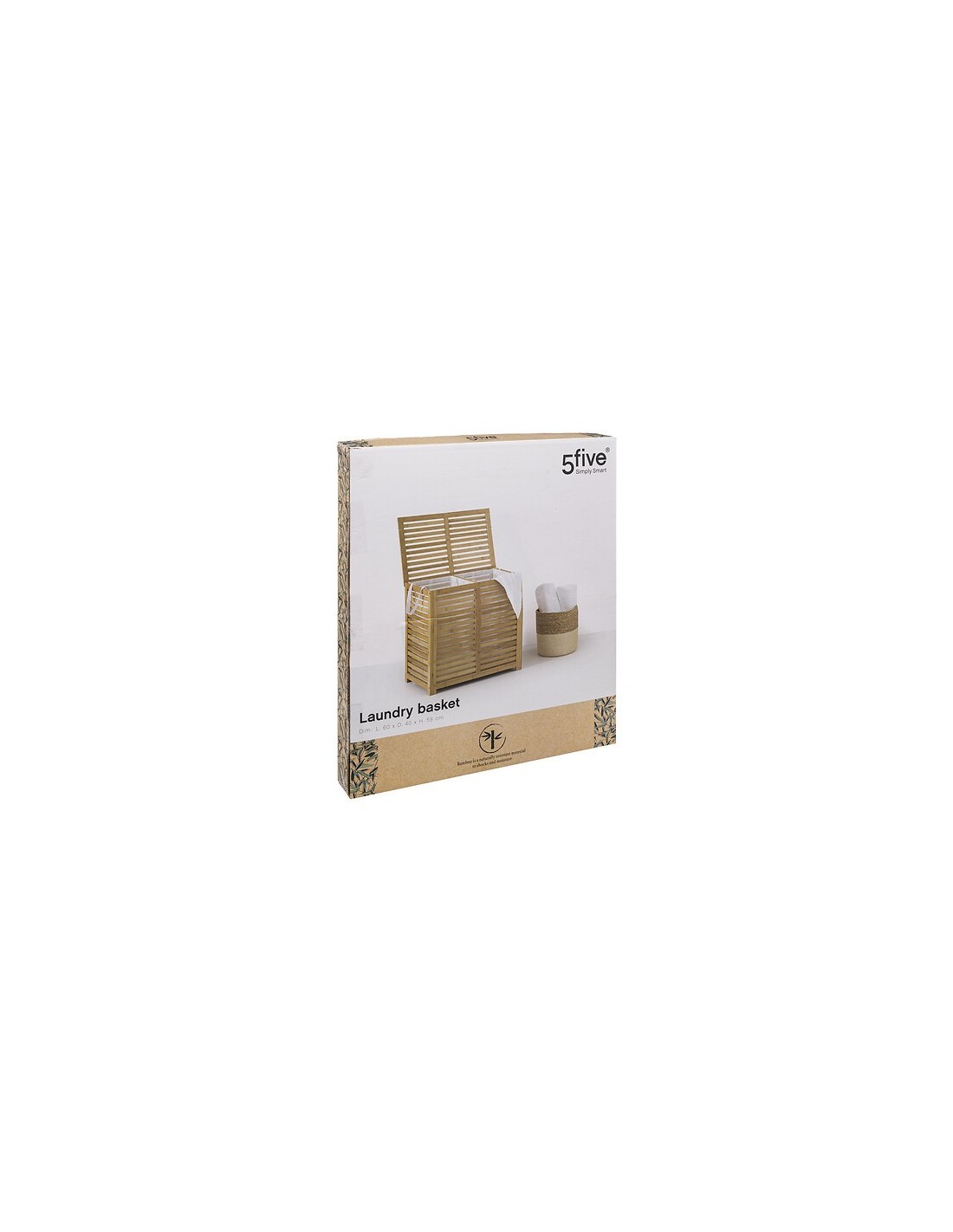 Portabiancheria Sicela 100 L in bambù | shopincasa.it