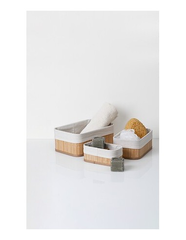 Set di 3 ceste in bambù naturale | shopincasa.it