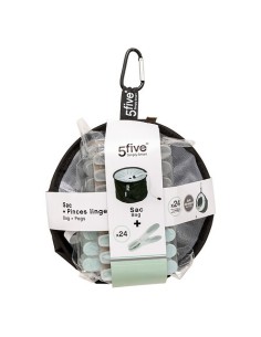 Set di 24 mollette rubber con sacchetto | shopincasa.it