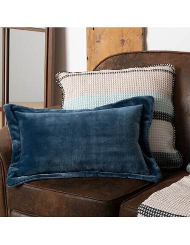 Cuscino in flanella blu Egeo 38 x 58 cm | shopincasa.it