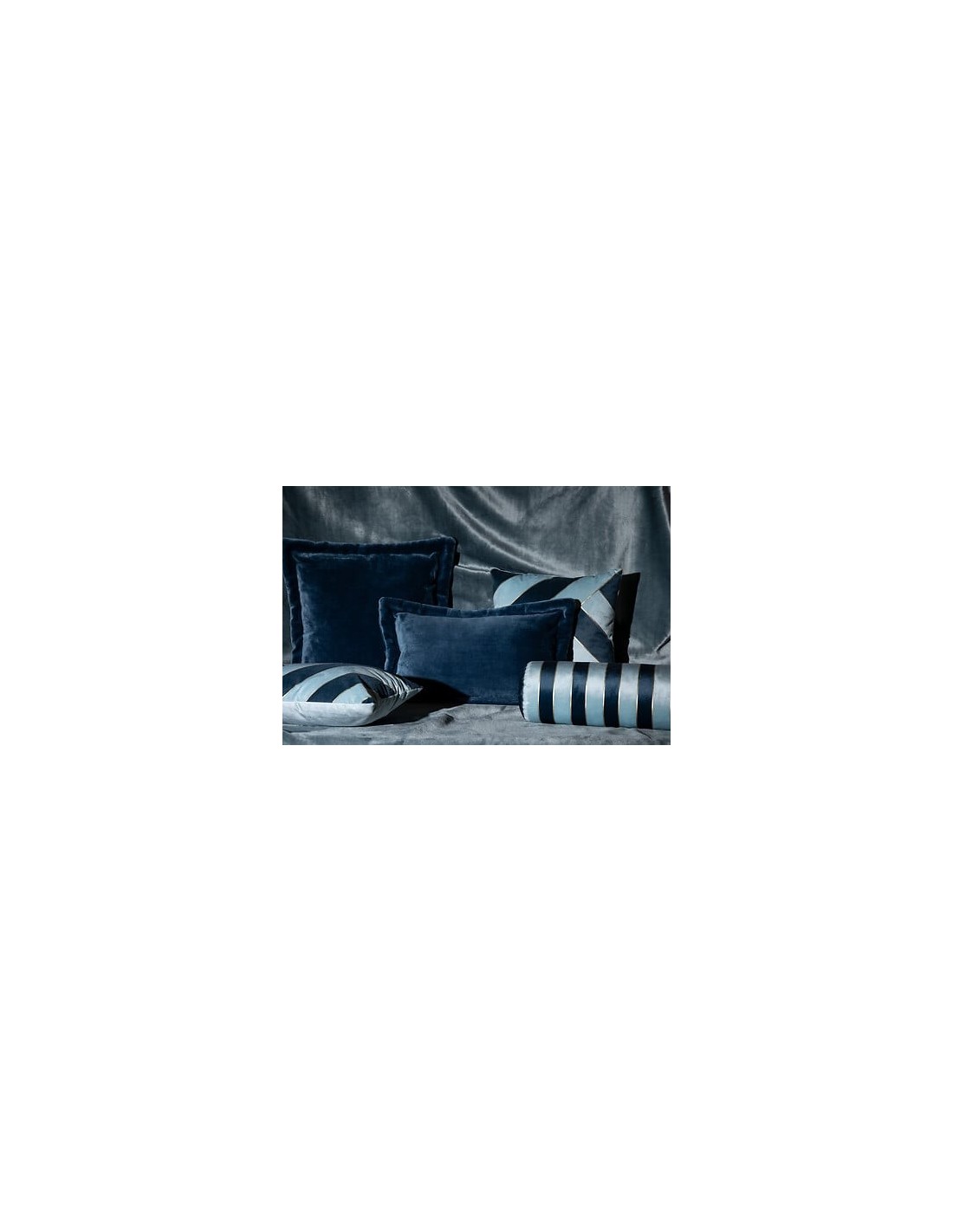 Cuscino in flanella blu Egeo 38 x 58 cm | shopincasa.it