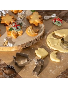 Set di 18 stampini Natale in acciaio inox | shopincasa.it