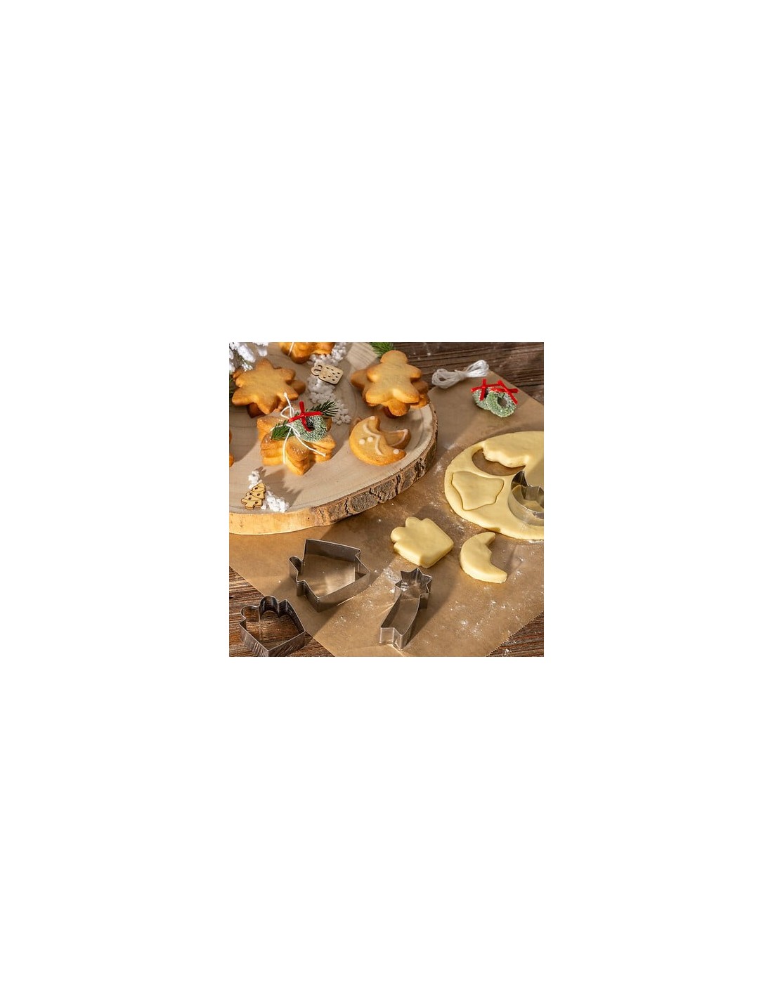 Set di 18 stampini Natale in acciaio inox | shopincasa.it