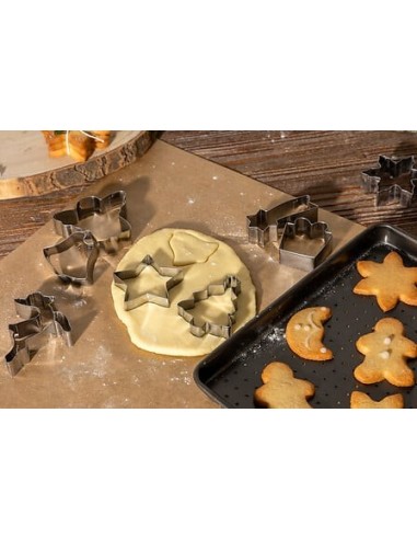 Set di 18 stampini Natale in acciaio inox | shopincasa.it