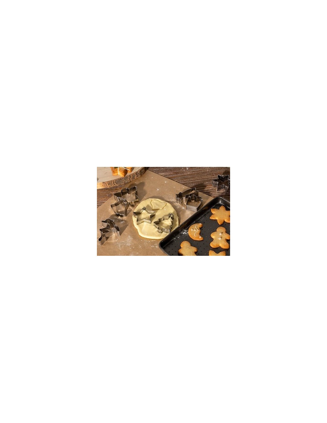 Set di 18 stampini Natale in acciaio inox | shopincasa.it