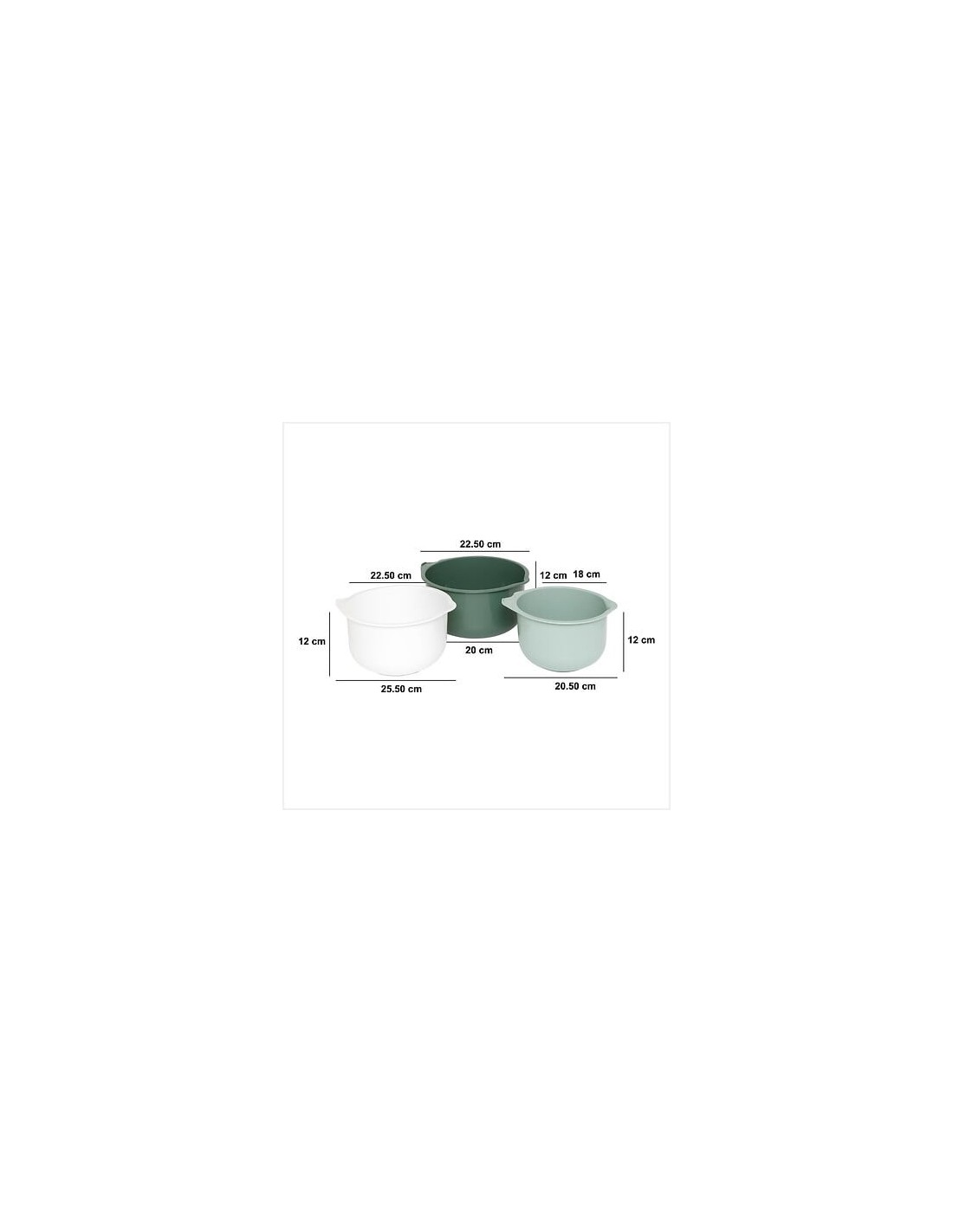 Set di 3 ciotole per mixer impilabili | shopincasa.it